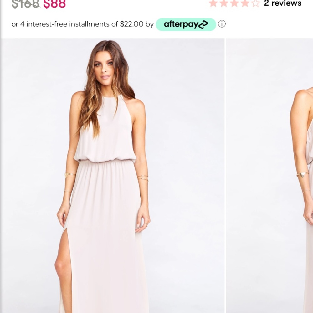 Show Me Your Mumu "Heather Halter Dress" In Show Me Your Ring Color. View 4